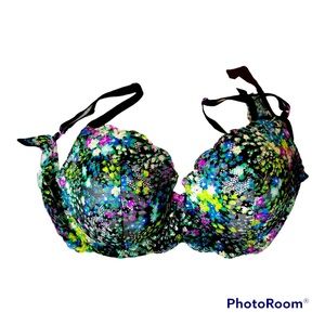 Victoria Secret - Dream Angels - Lace - Lined Demi 36D- Multicolored